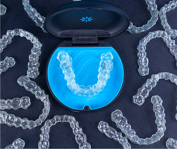 A bunch of Invisalign